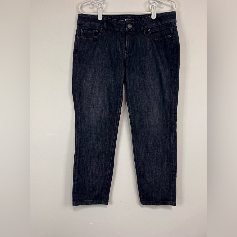 Ann Taylor Dark Indigo Straight Leg Jeans Size 10